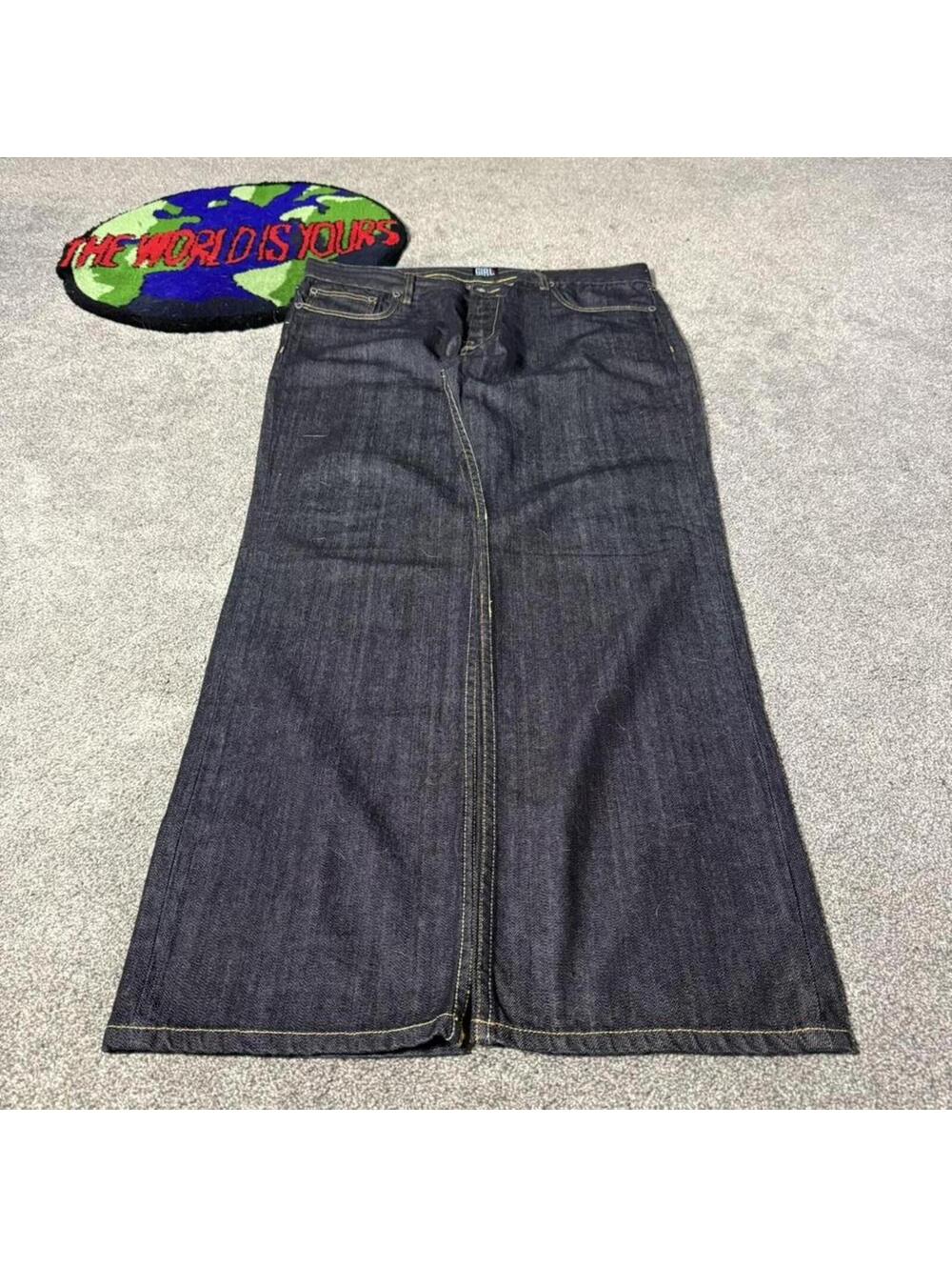 vintage y2k relaxed fit jeans 2000’s girl denim
